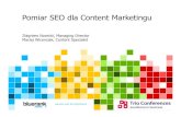 Pomiar SEO dla content marketingu