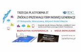 Trzecia platforma IT -  źródło przewagi firm nowej generacji - 27 listopada 2014 Warszawa