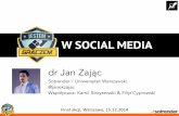 dr Jan Zając - akcja Jestem Graczem w social media