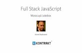 Full Stack JavaScript case study na podstawie Maracuya Jukebox audio player