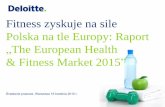 Polski rynek usług fitness jednym z najszybciej rosnących w Europie - prezentacja