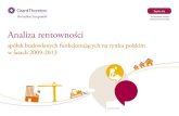 Analiza rentowności spółek budowlanych funkcjonujących na rynku polskim w latach 2009-2013