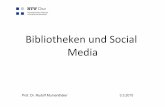 Bibliotheken und Social Media