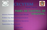 10.- Panel de control de windows