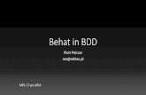 [BDD] Introduction to Behat (PL)