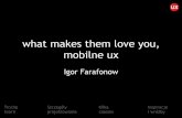 What makes them love you czyli mobilne ux