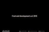 Front-end development w 2015 roku