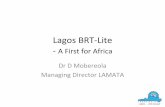 Lagos BRT "Lite":  A First for Africa
