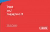 UX Design - trust and engagement