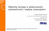 Otwarte udostepnianie czasopism a widoczność i wpływ -  seminarium, Warszawa 2015