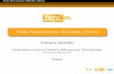 DML PL - Polska Matematyczna Biblioteka Cyfrowa