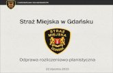 Odprawa roczna Straży Miejskiej w Gdańsku