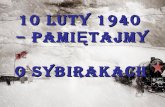 10 lutego 1940  - Pamiętajmy o Sybirakach
