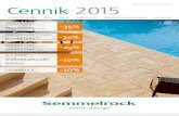 Semmelrock CENNIK 2015 - Kostka brukowa, płyty, murki
