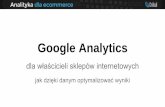 Google analytics dla ecommerce