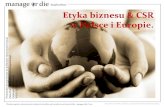 Etyka biznesu i csr w polsce i europie.