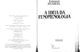 Aidéia da fenomenologia   edmund husserl