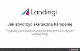Webinar - Jak planować kampanie z użyciem landing page