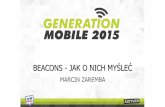 Beacony - jak o nich myśleć (Generation Mobile 2015)