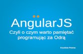 Uszanowanko Programowanko #2 - AngularJS - Czyli o czym warto pamiętać programując za Odrą
