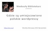 Gdzie są umiejscowione polskie wordpressy