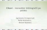 Citavi  menedżer bibliografii po polsku