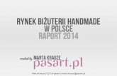 Rynek biżuterii handmade w Polsce - Raport 2014