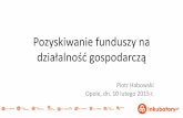 Fundusze na otwarcie firmy w woj. opolskim w 2015 roku