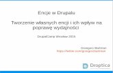 Encje w drupalu - DrupalCamp Wroclaw 2015
