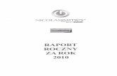 Nicolas Games - raport roczny za rok 2010