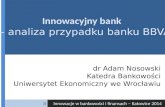 Innowacyjny bank - przypadek banku BBVA