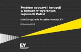 Problem nadużyć i korupcji w firmach w wybranych regionach Polski