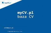 myCV.pl - wyszukiwarka bazy CV (CV base search tool)