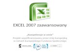 Excel Zaawansowany - Lekcja 3