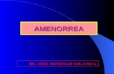 Tema:  Amenorrea
