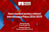 Nowy standard pomiaru widowni internetowej w Polsce 2016-20120
