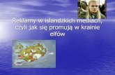 Reklamy w islandzkich mediach dr hab. Lidia Pokrzycka