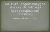 Kultura organizacyjna wojska polskiego