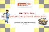 BUYER Pro: System zarządzania zakupami