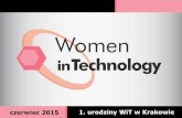 1. urodziny women in technology w krakowie