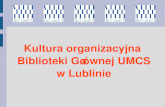 Kultura organizacyjna Biblioteka Główna UMCS