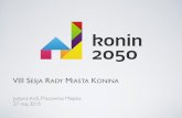 Konin2050: Prezentacja podczas VIII Sesji Rady Miasta Konina