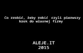 ALEJE.IT #7 // 18.04.2015 // ALEKSANDRA HINC