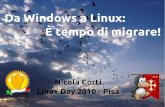Da Windows a Linux: è tempo di migrare