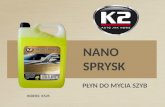 K525 -  K2 NANO SPRYSK - płyn do mycia szyb, letni płyn do spryskiwaczy z nanocząsteczkami