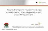 R Tarnawski - Rozwoj transportu niskoemisyjnego