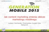 Jak content marketing zmienia oblicze marketingu mobilnego - Netsprint na Generation Mobile
