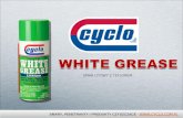 Cyclo White Grease C34 bialy smar litowy z teflonem, penetruje, samruje, tezeje, redukuje tarcie, usuwa wilgoc eliminuje skrzypienie, chroni przed korozja nie zamarza,