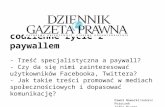 Paweł Nowacki, Łukasz Pożyczek - Codzienne życie z paywallem