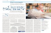 Intervista a George Steiner (da "Repubblica" 2015-08-03)